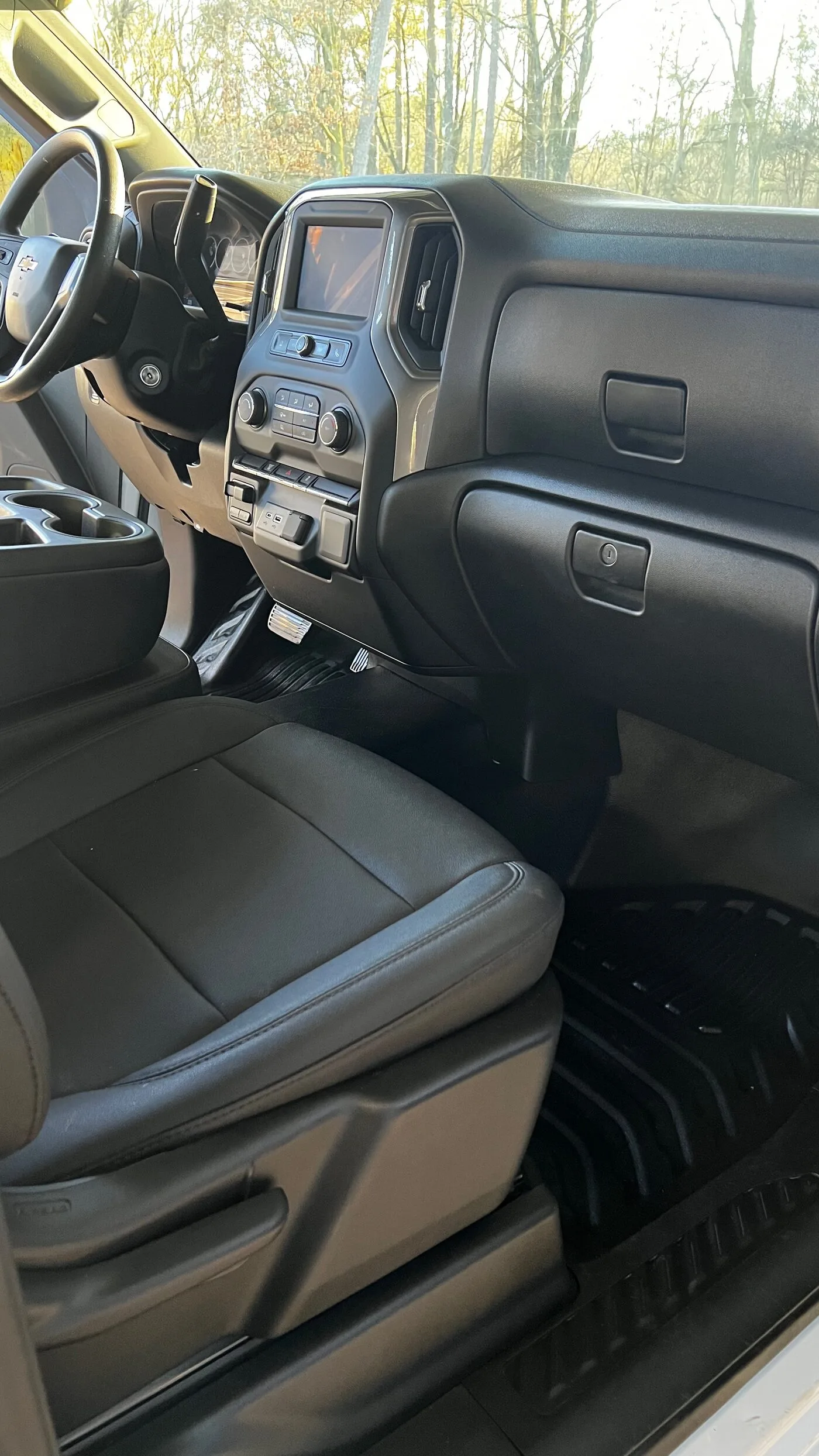 Interior cleaning underway